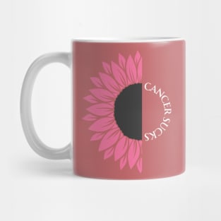 Cancer Awareness Pink Flower Mug